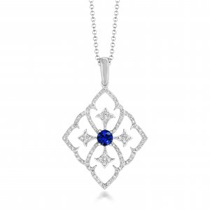 Pendente con catena Chimento oro e diamanti 1G10011B15450