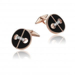 Gold and diamond Chimento cuffs 1T01650B1T000