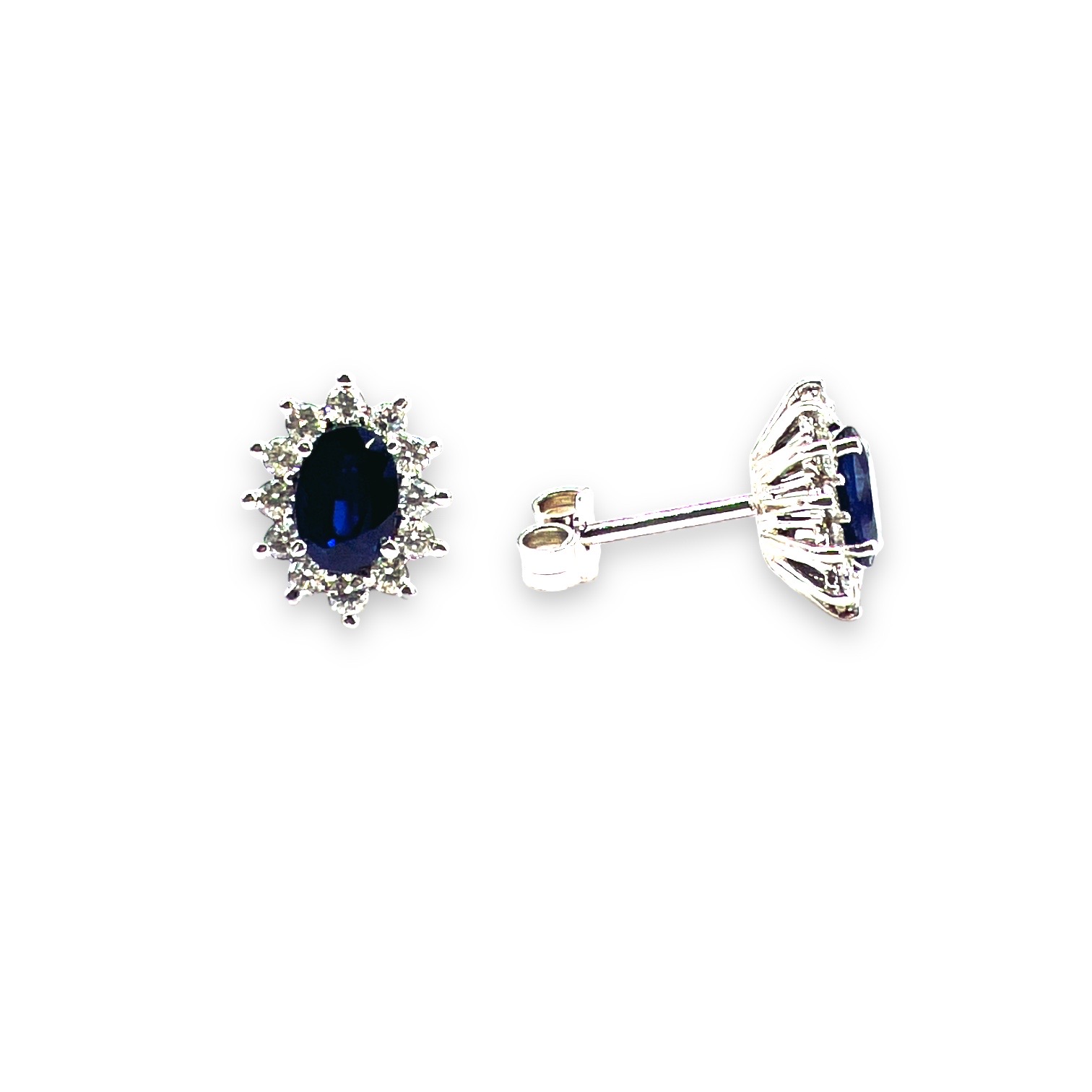 Orecchini Zaffiro Oro e Diamanti BON TON Art. OR1258-2