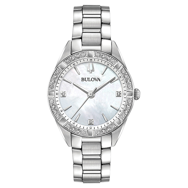 Women’s time watch Bulova Diamonds item code 96R228