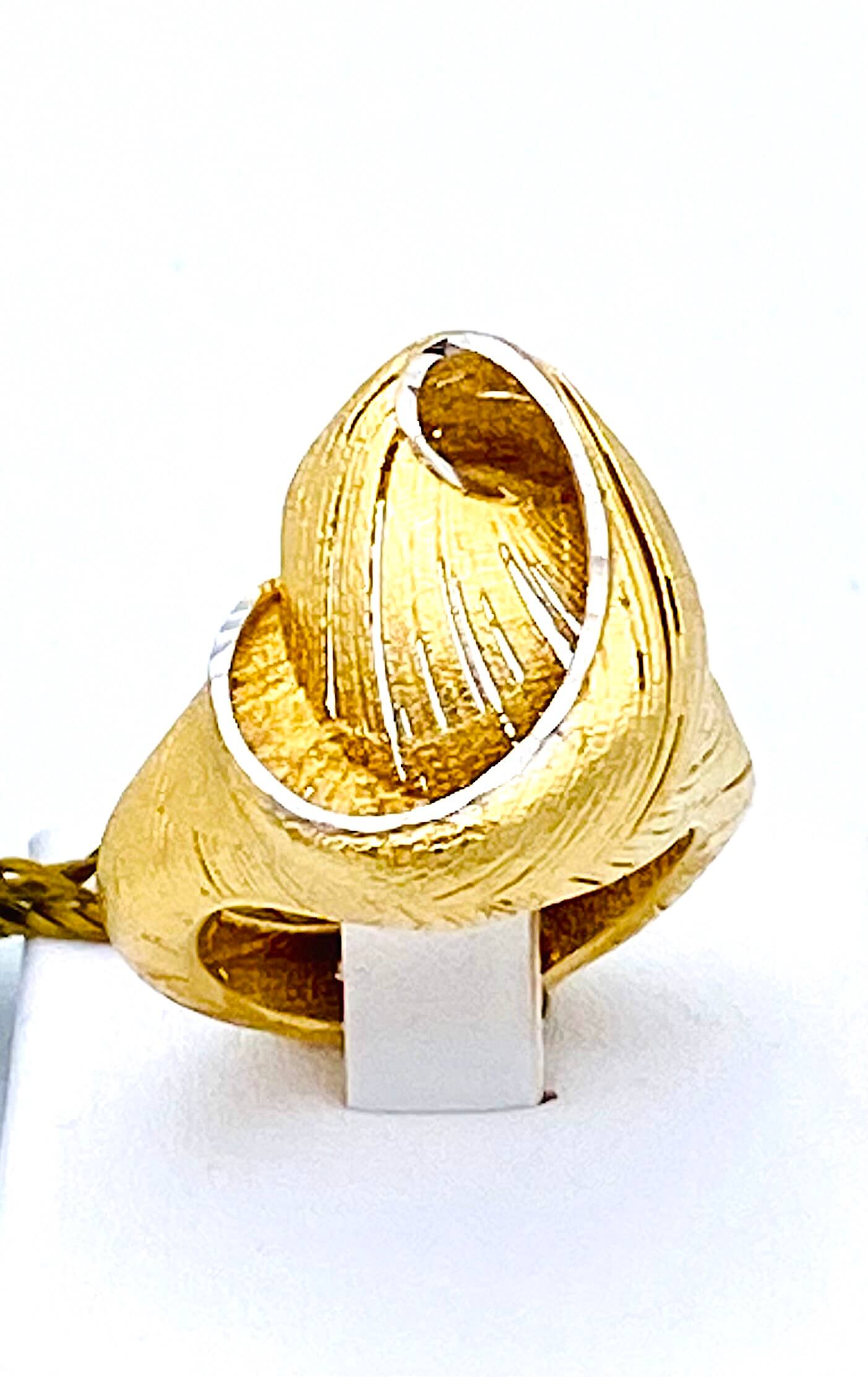 Gold filigree ring Art.131AN