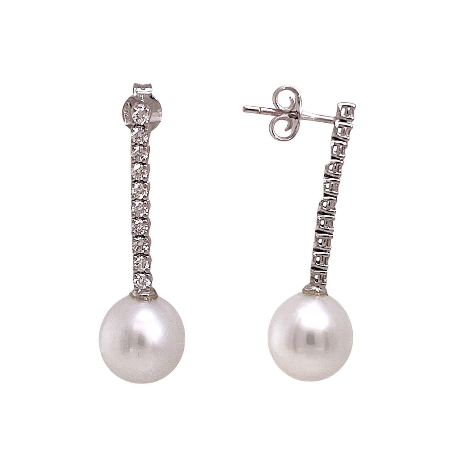 Orecchini di perle AUSTRALIA e diamanti art. ORP220