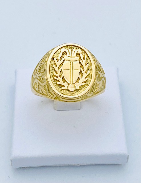 750% gold men’s ring ART. ANU2