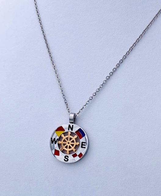 Pink Steel Wind Pendant Art.553612