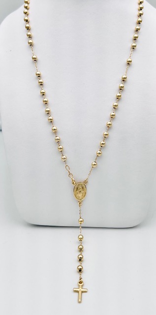 Collana catena Rosario oro 750% Art. ROOG07