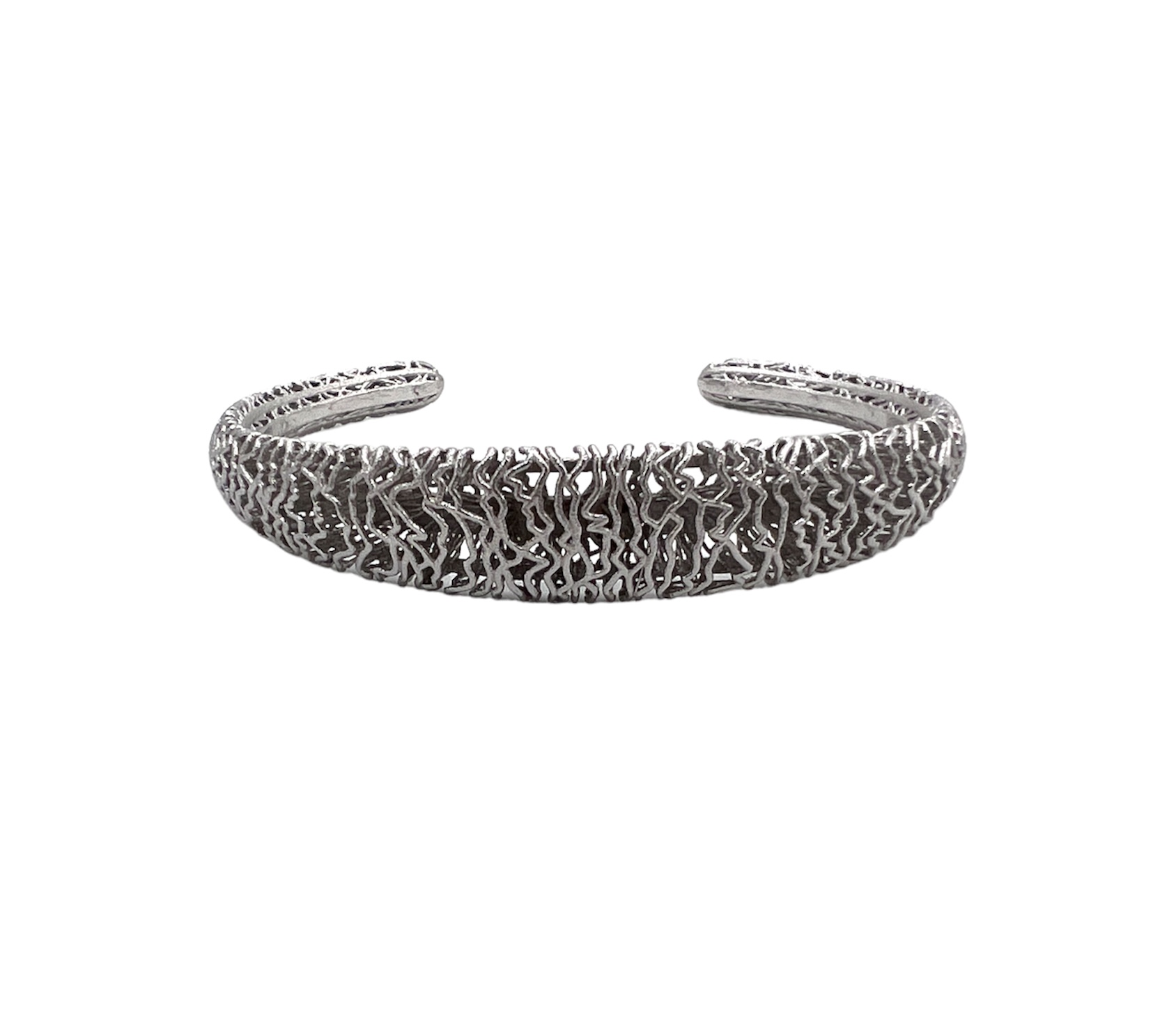 Bracciale rigido  filigrana oro bianco 750% Art. AD147S