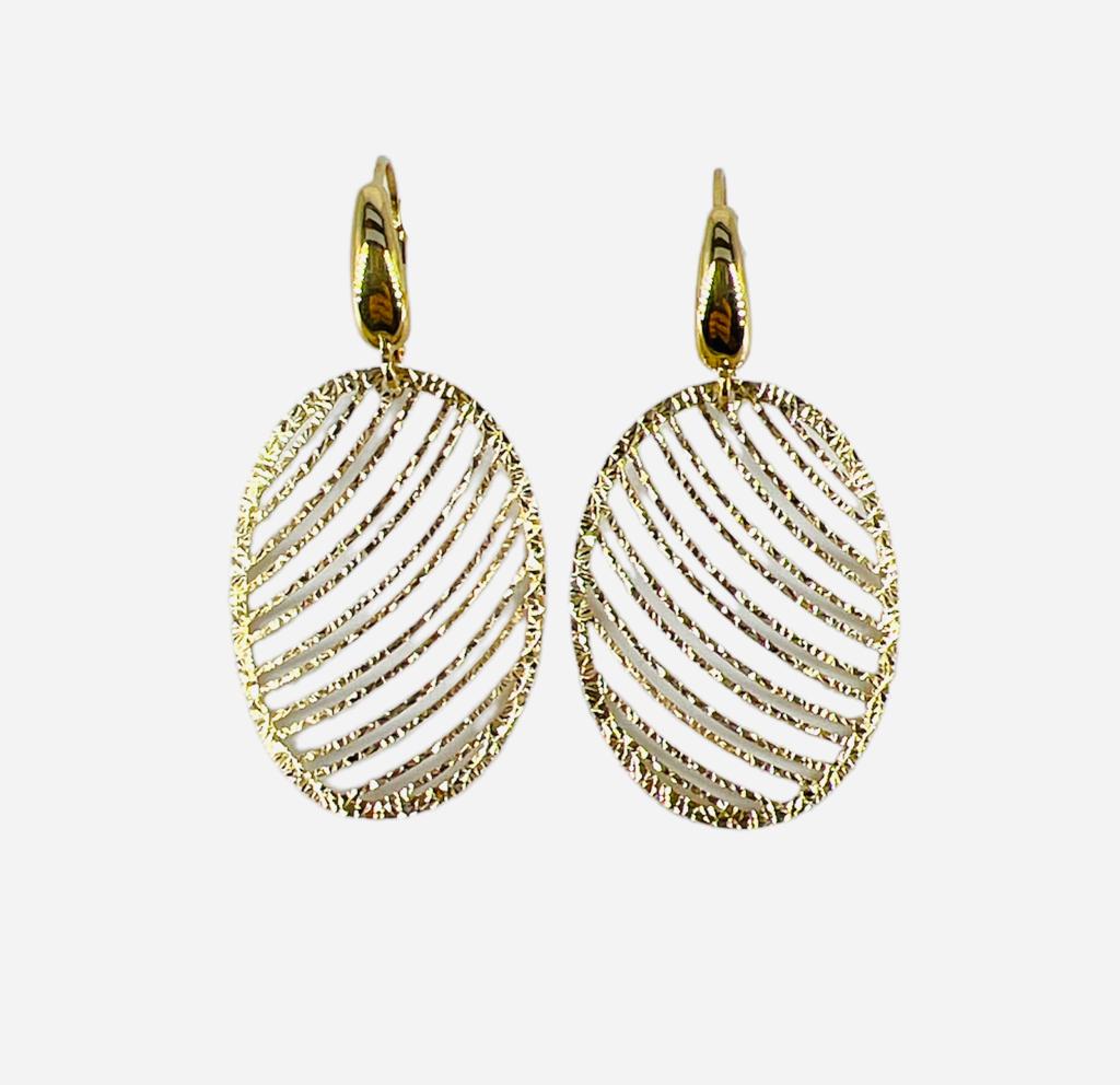 Earrings pendant filigree gold 750% Art. ORPEND4
