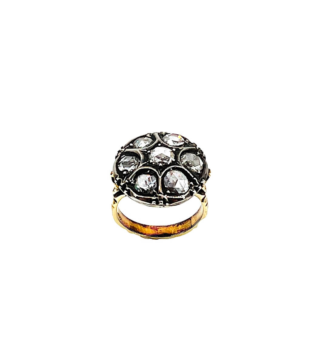 Anello toppa oro giallo ART. TOPAN08