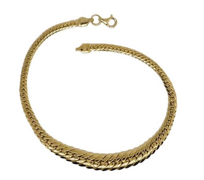 Bracciale COBRA oro giallo 750% Art.BGOR1