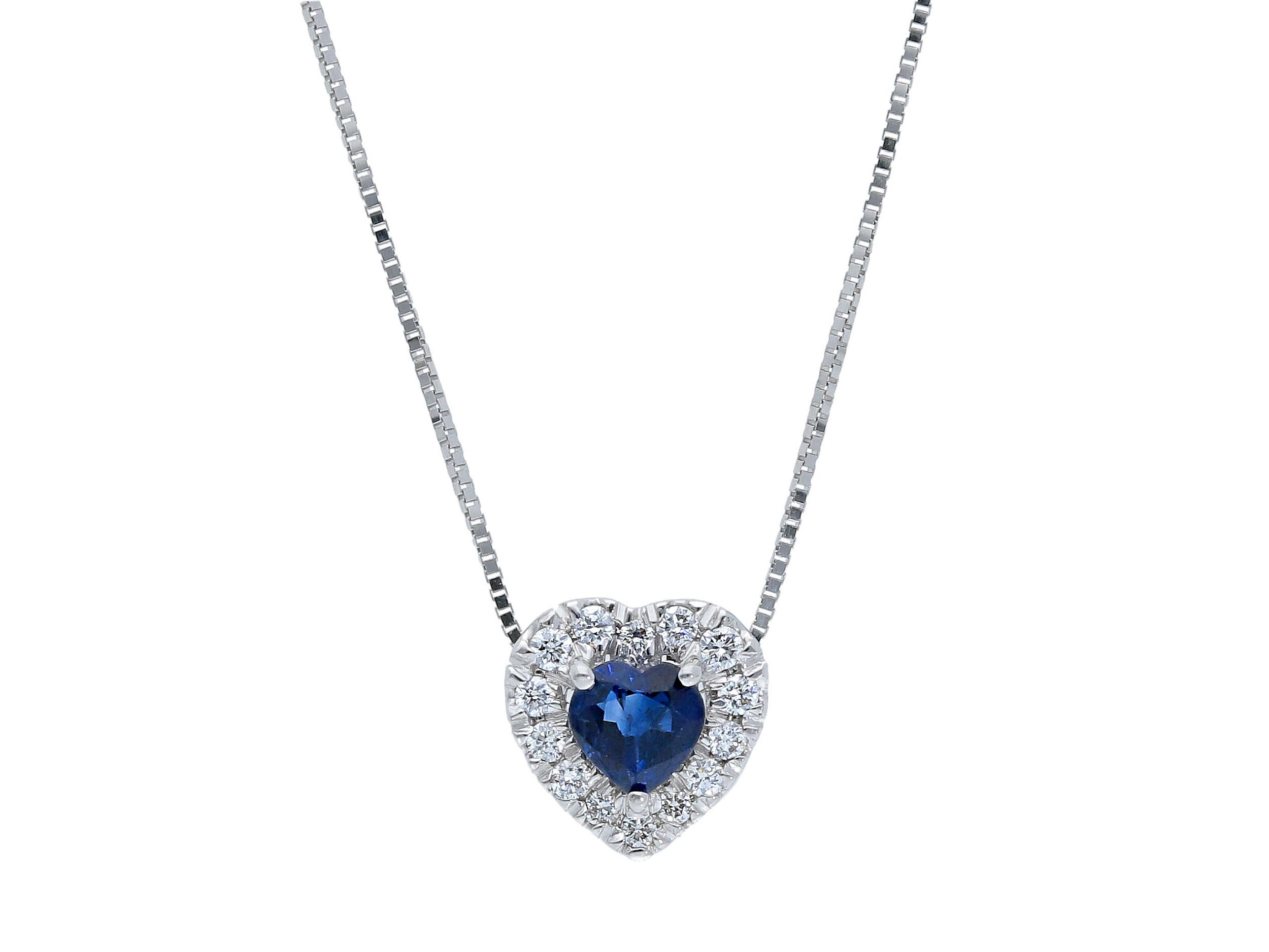 Pendente zaffiro oro 750% e diamanti BELLE EPOQUE ArtCIP225831