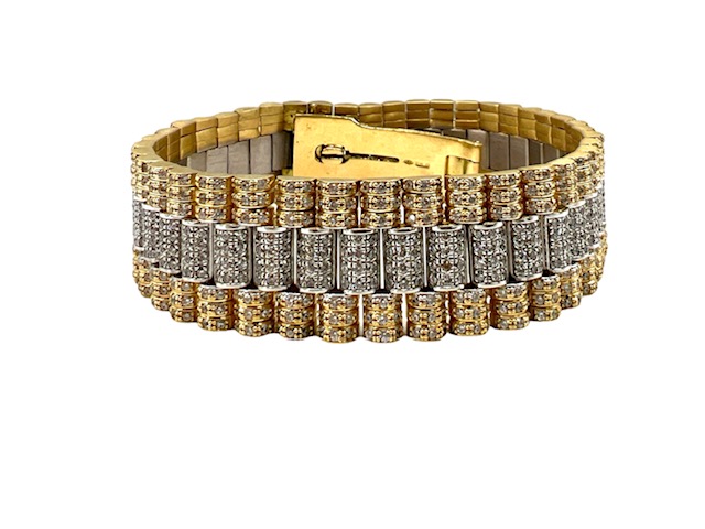 Bracciale uomo maglia President oro 750% art.BRR6