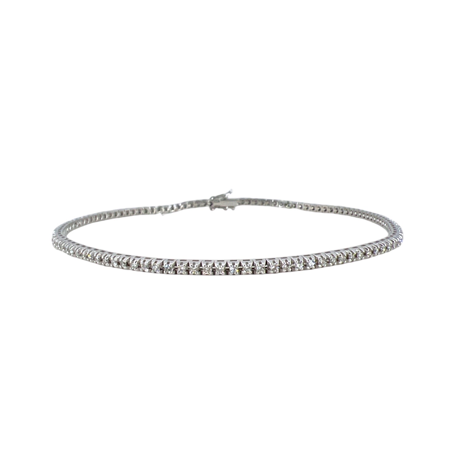 Bracciale Tennis di diamanti oro bianco DESIDERIO Art.BR286
