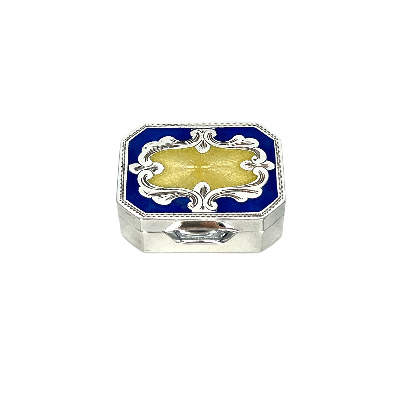 Porta pillole argento e smalto Art. SC502