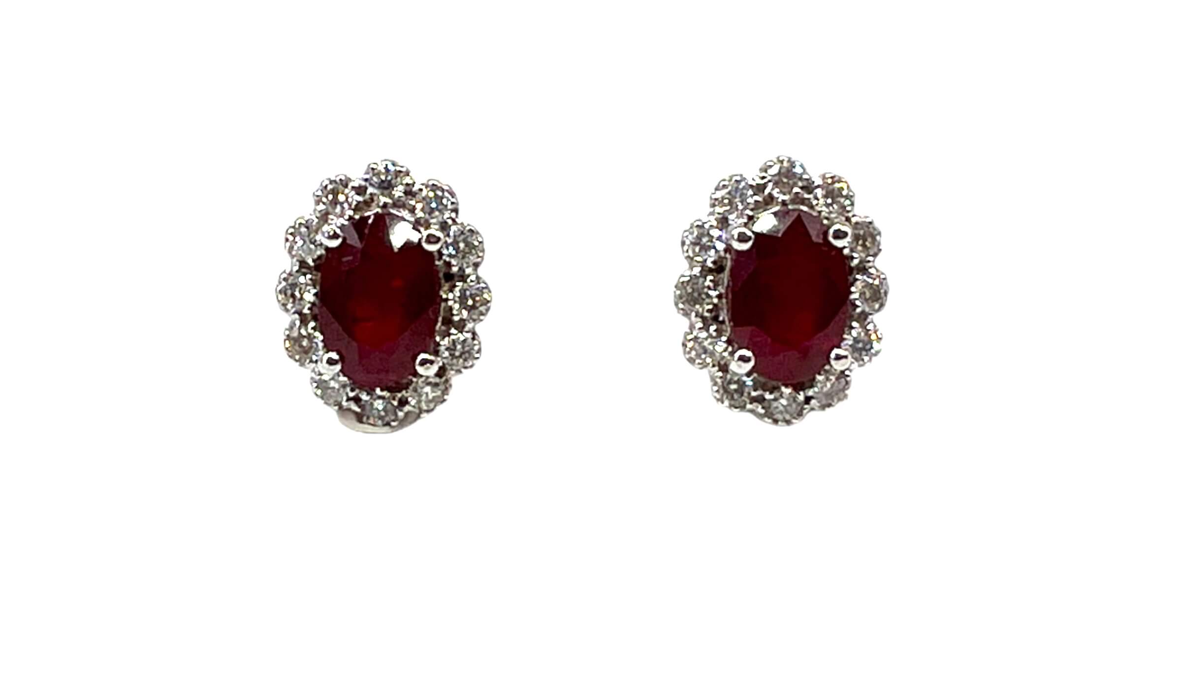 Orecchini rubini oro e diamanti BELLE EPOQUE Art. OR1319