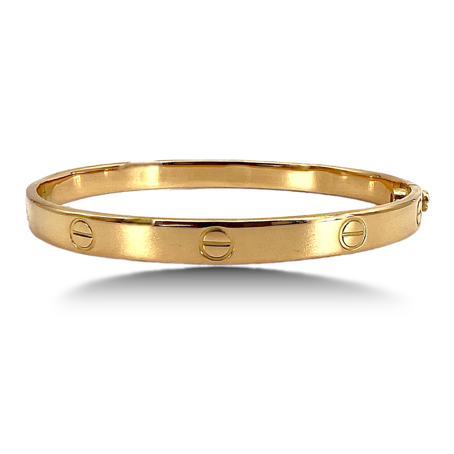 Bracciale rigido in oro giallo 750% art.BRR4