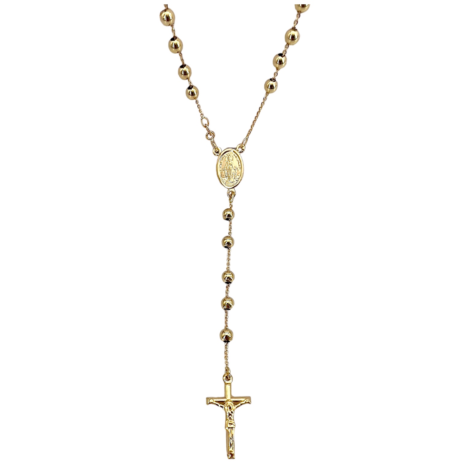 Collana catena Rosario oro giallo Art. ROOG10