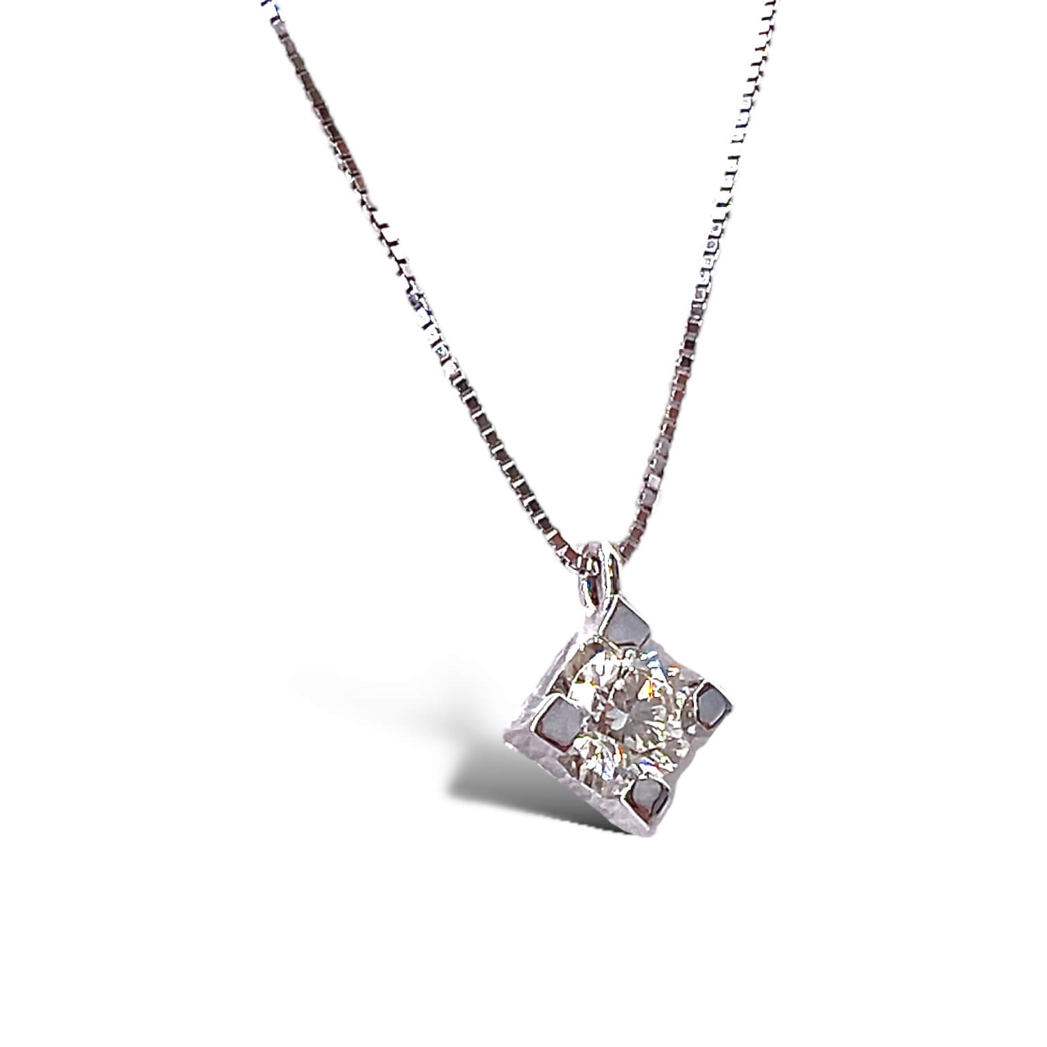 Pendente punto luce di diamanti oro DESIDERIO art. CD376