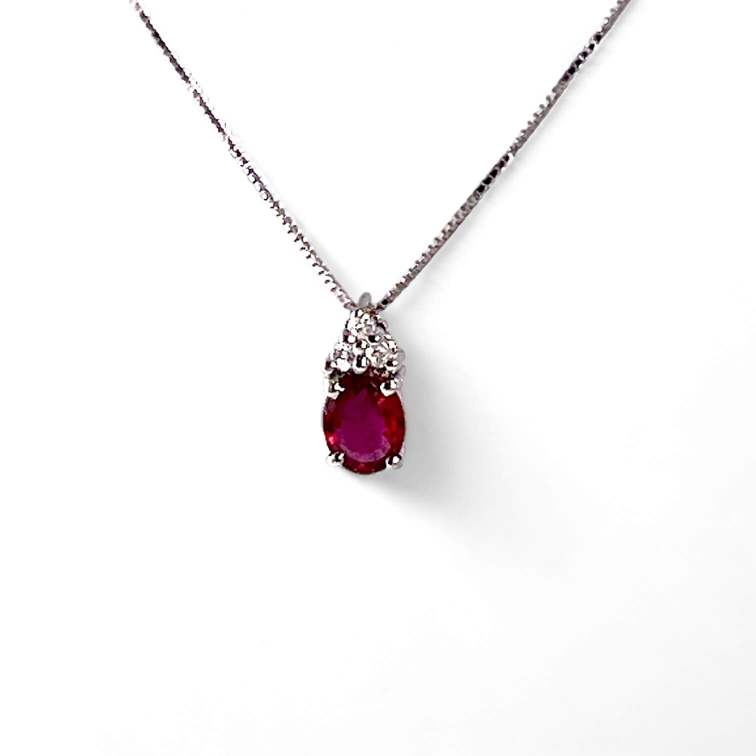 Pendente Rubino Oro e Diamanti GEMME Art.CD337