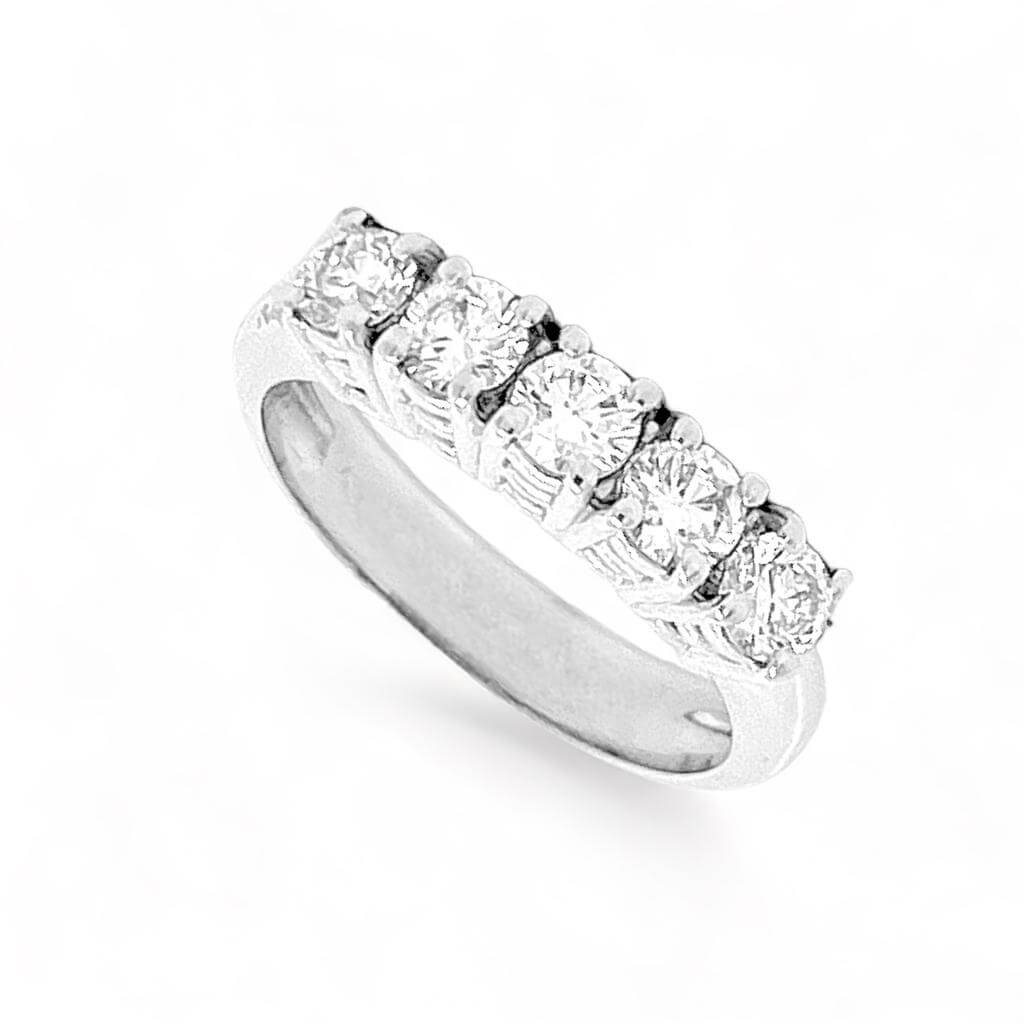 Anello veretta con diamanti NOTE D’AMORE Art.AN1015