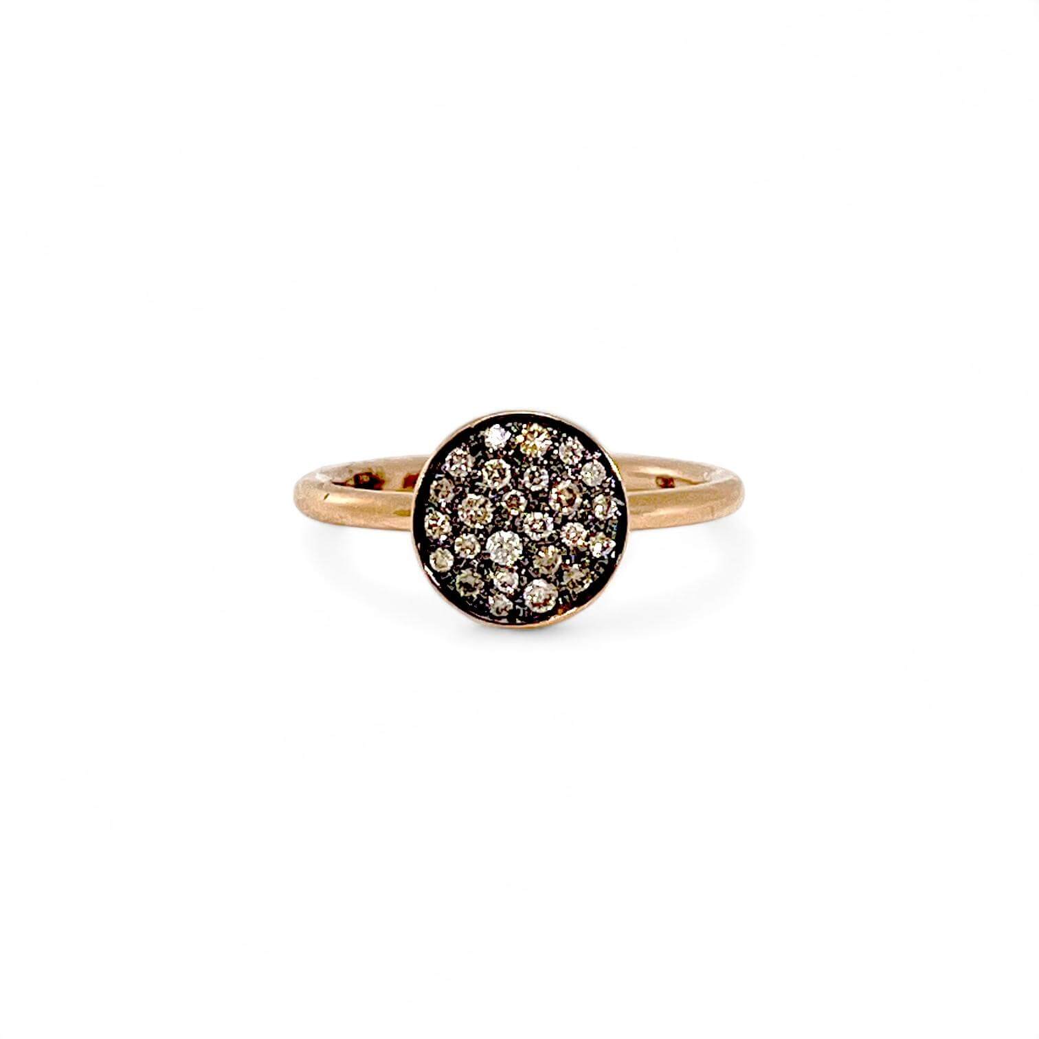 Anello oro rosa e diamanti TOPPINA Art. 7772BW
