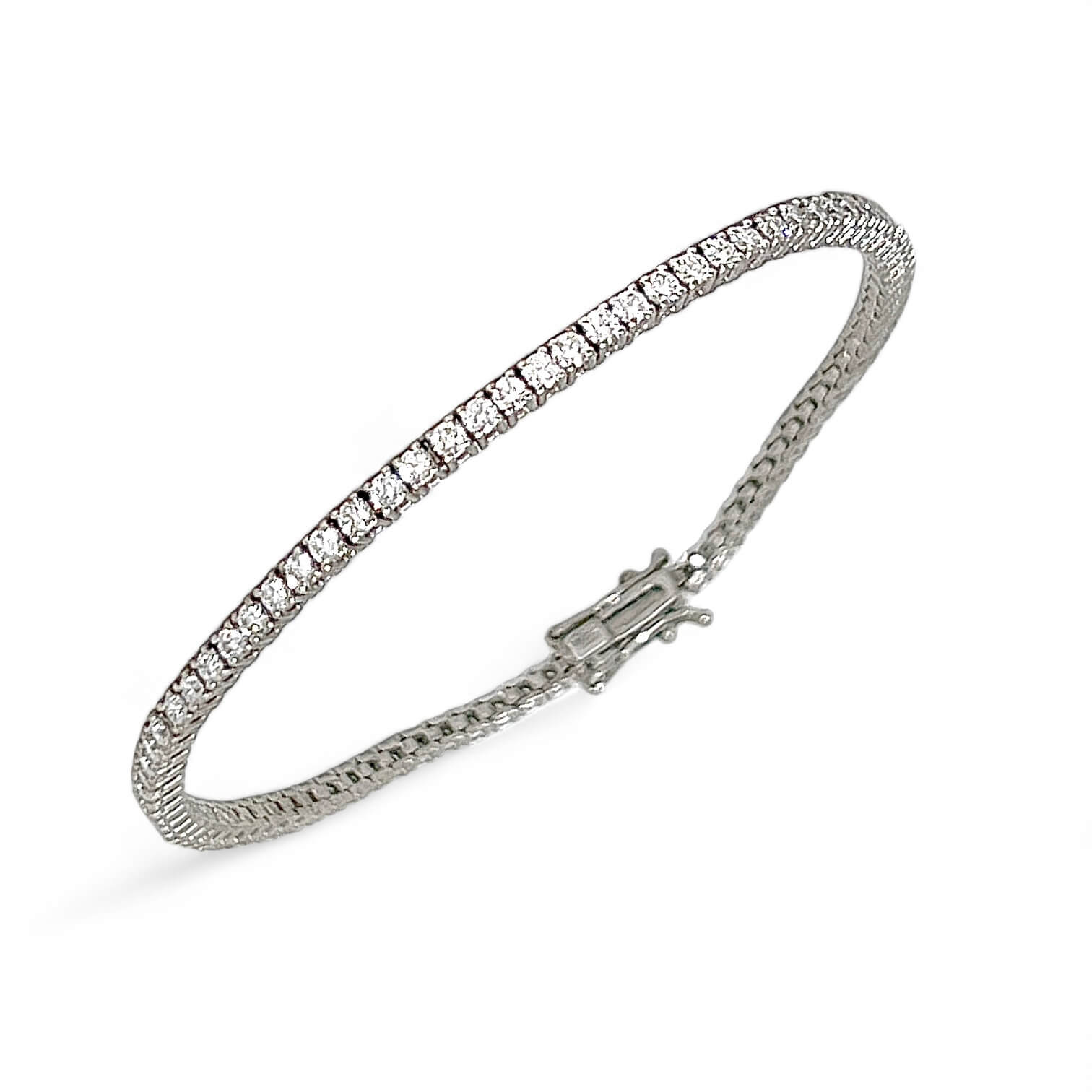 Bracciale Tennis di  diamanti e oro DESIDERIO Art.BR478