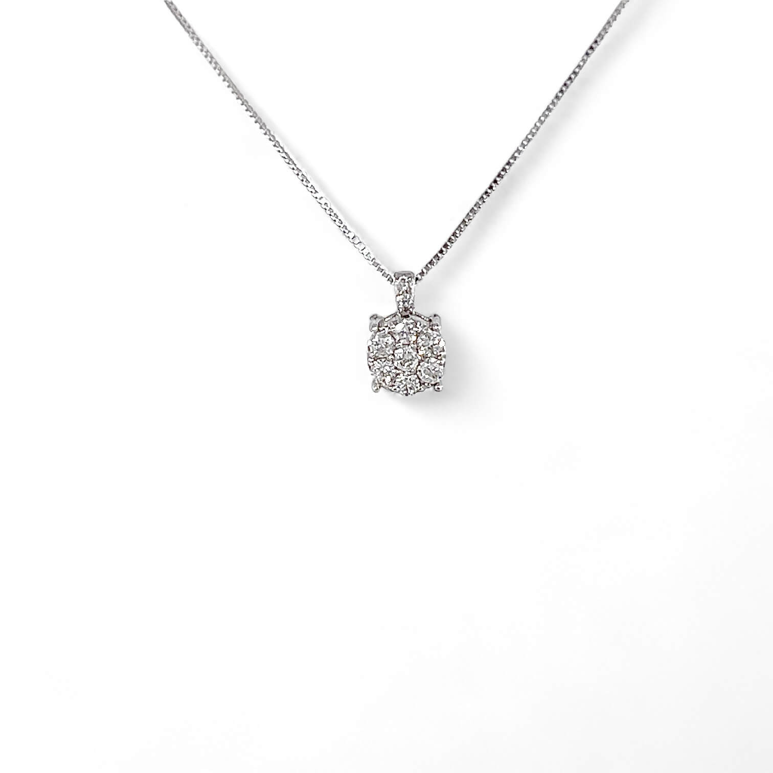 Pendente Punto Luce Pavè  di Diamanti NARCISO Art. CD763-8