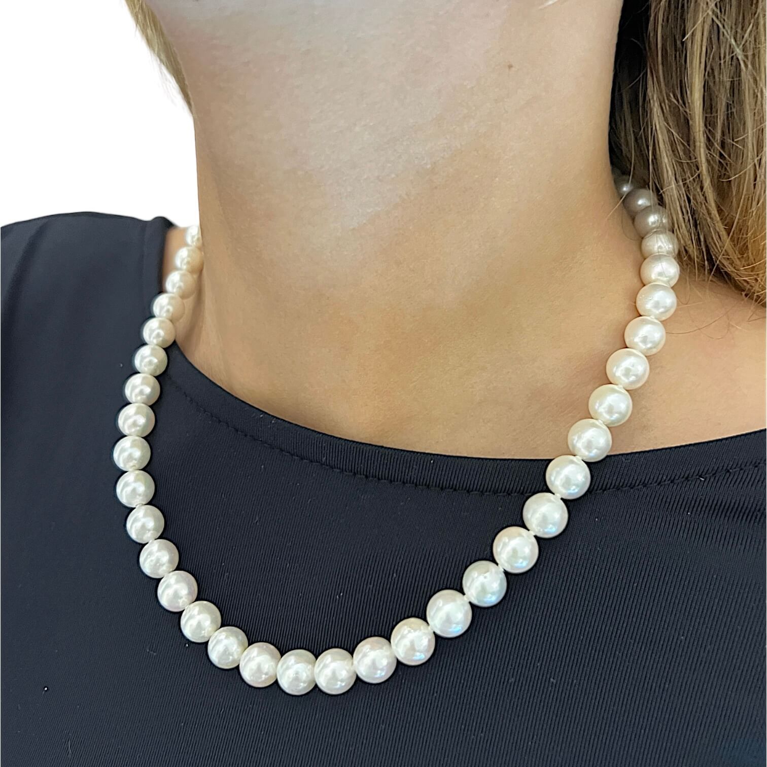 Girocollo filo di perle Akoya susta in oro Art. 60282