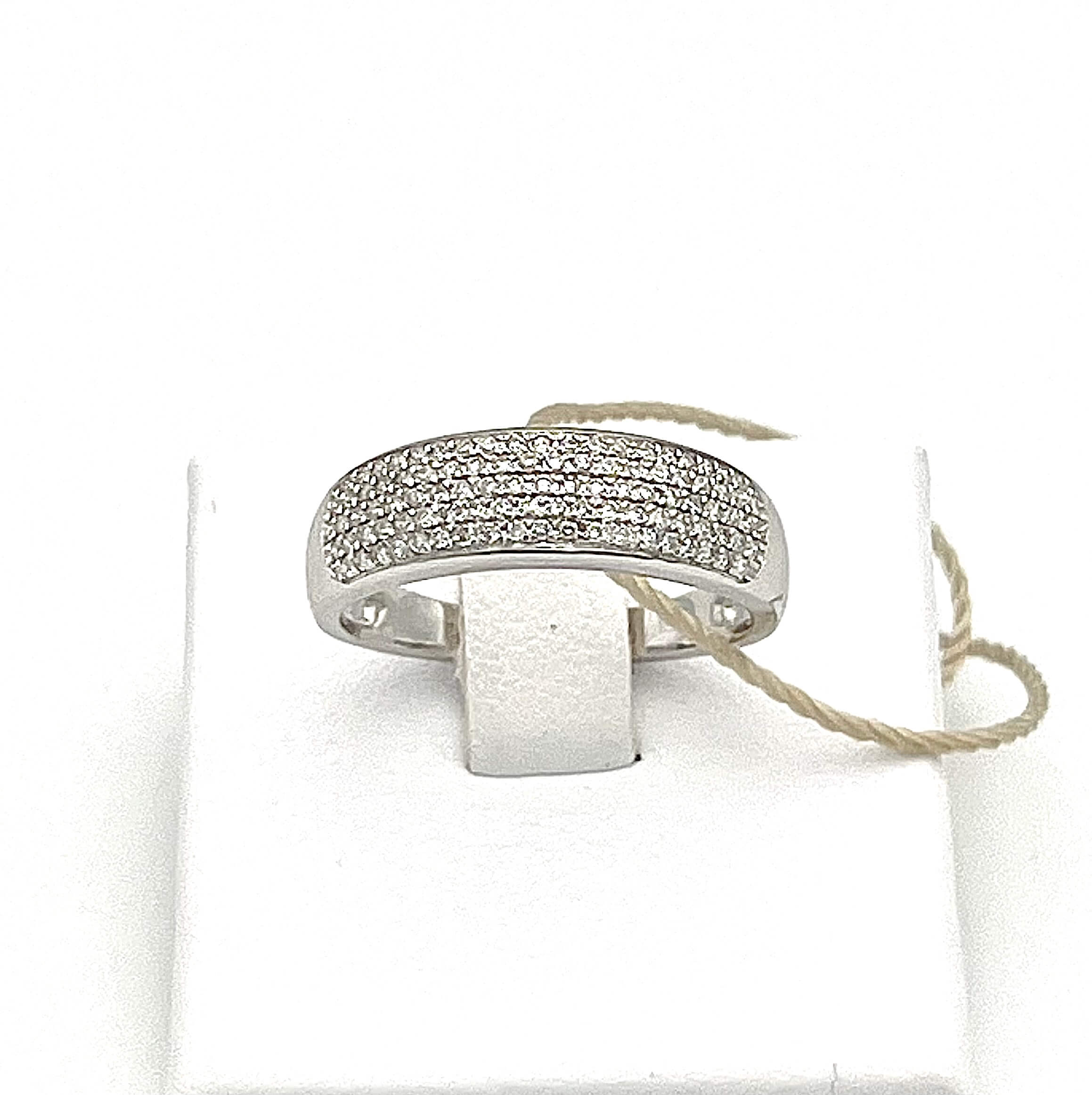 Anello fascia con diamanti art.207729