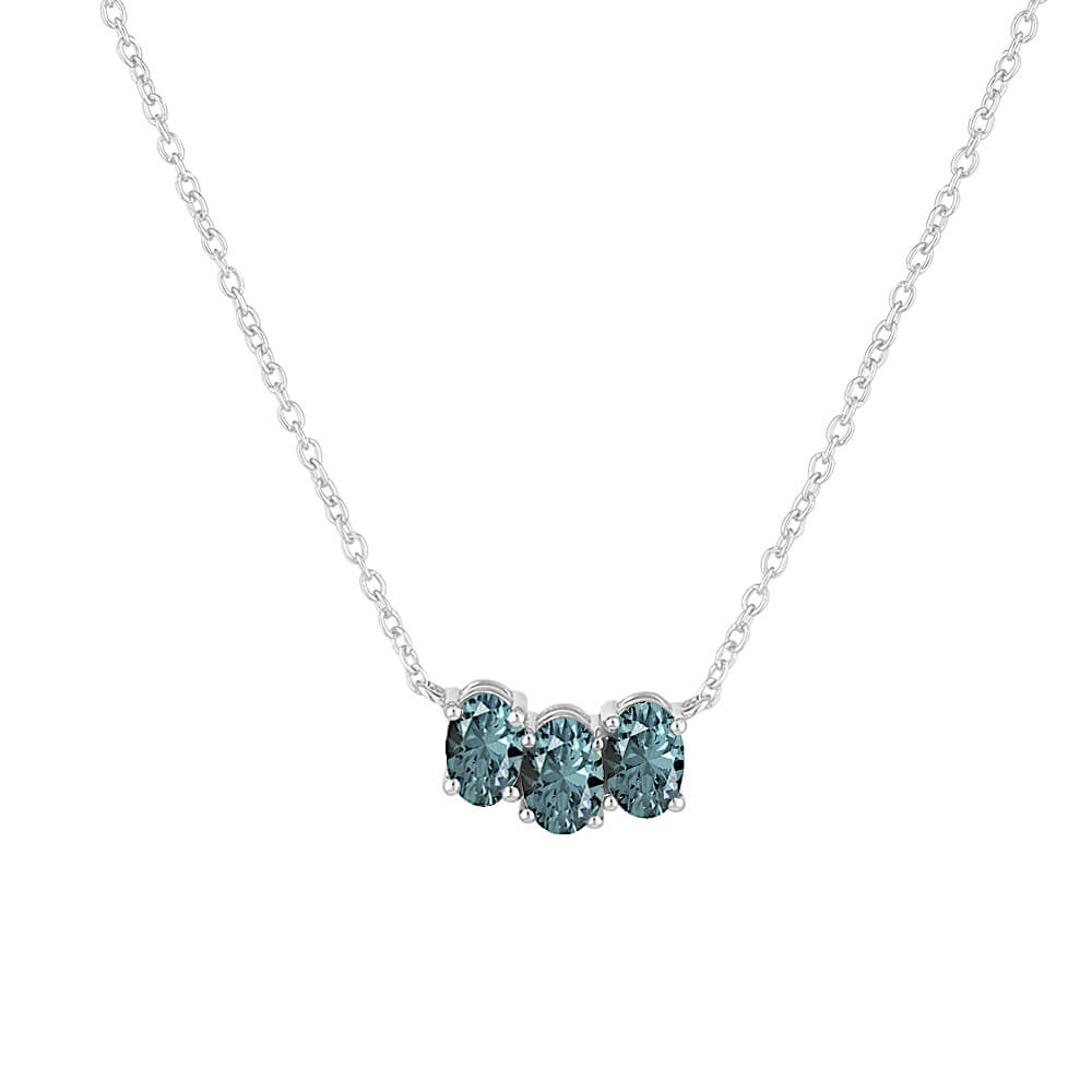 Girocollo girocollo Acquamarina e diamanti GEMME Art. GI-3022-16