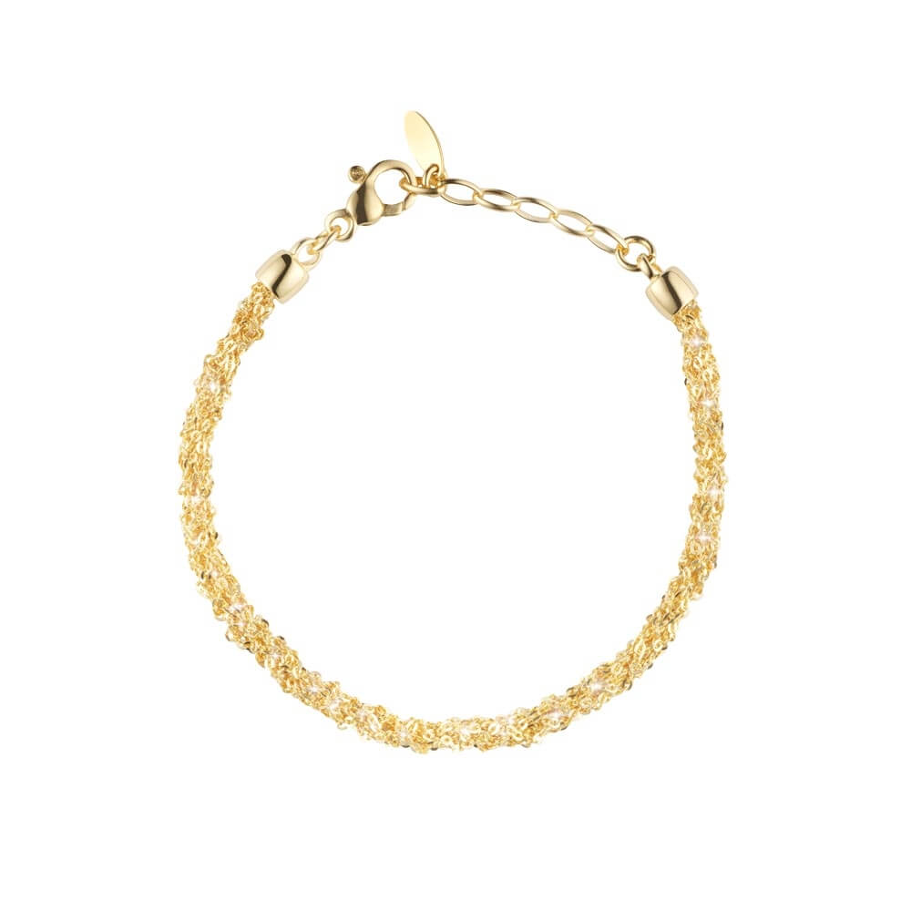 Bracciale Borsari in argento 925% placcato oro giallo art. BR-LUM00A